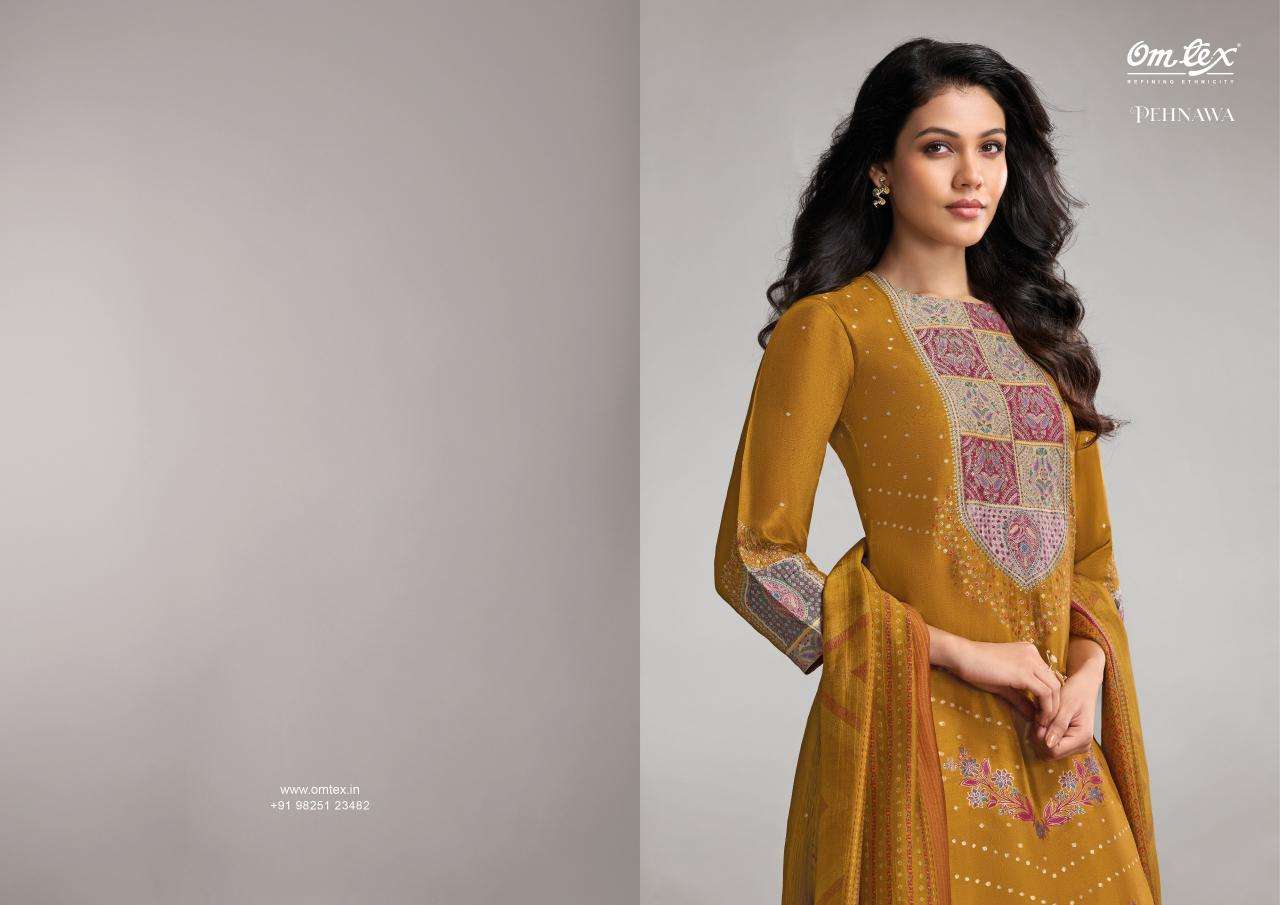 Omtex pehnawa  Wholesale dress material online shopping