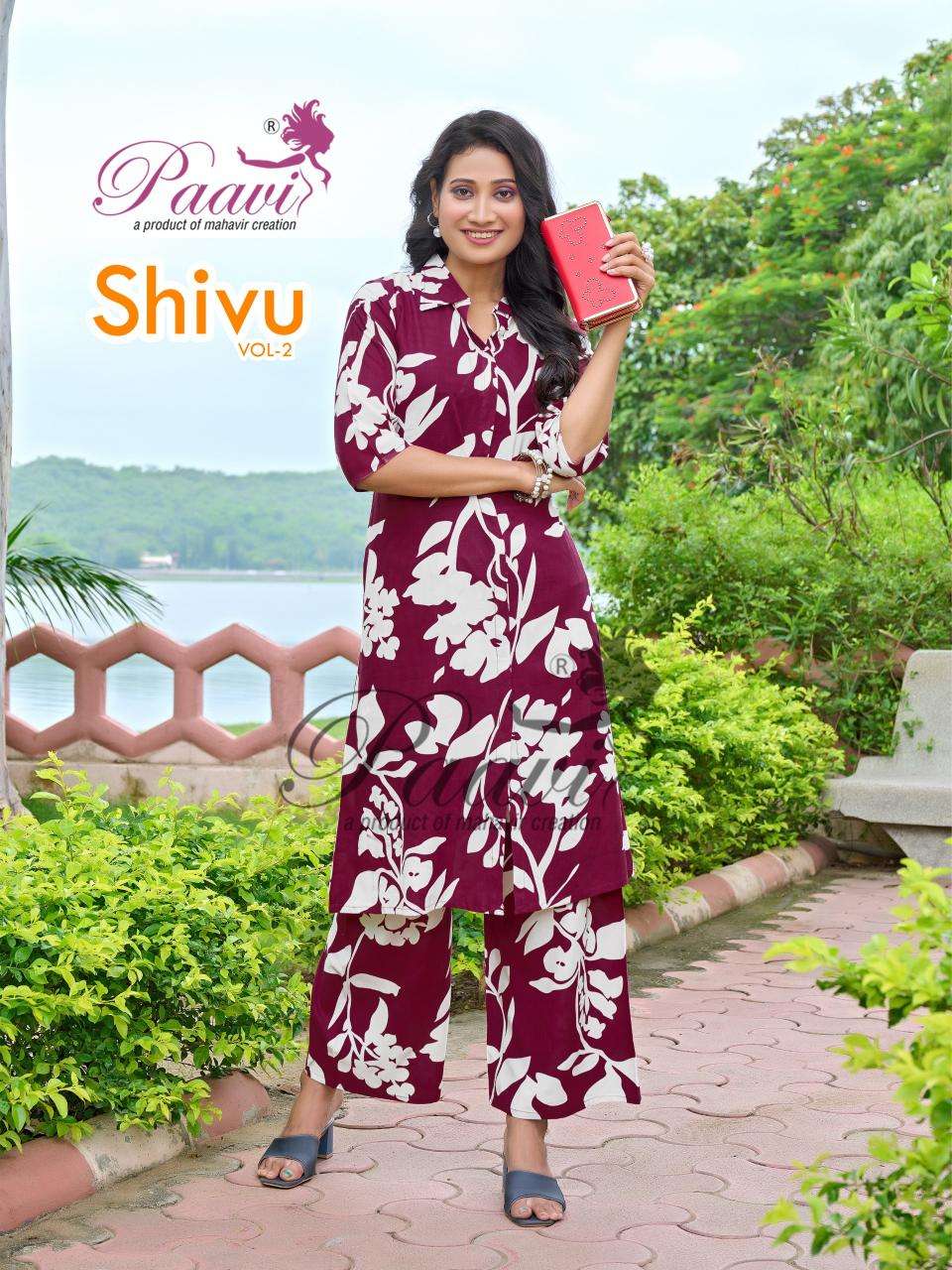 Paavi shivu vol 2 Latest kurti designs