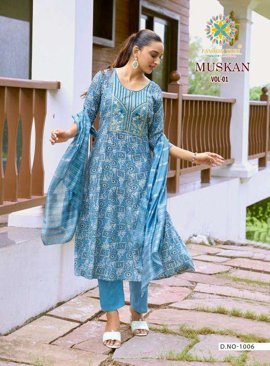Passion tree muskan vol 1 south indian fashion kurtis