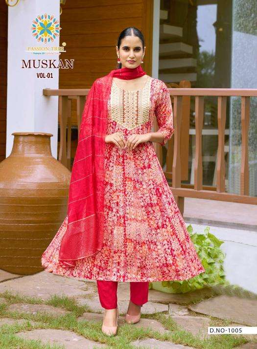 Passion tree muskan vol 1 south indian fashion kurtis