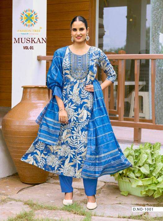 Passion tree muskan vol 1 south indian fashion kurtis