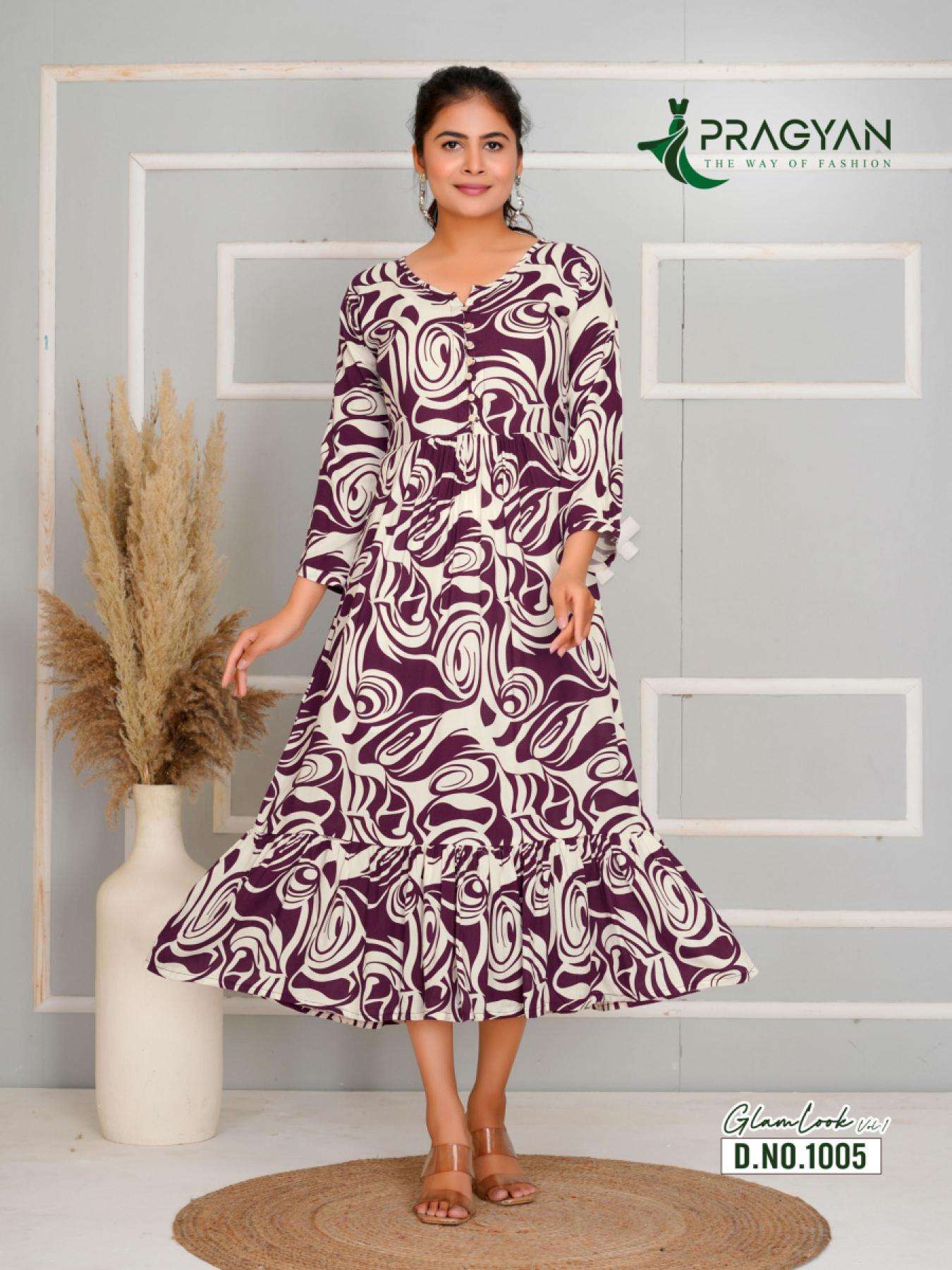 Pragyan glamlook vol 1 indian kurti tunic dress