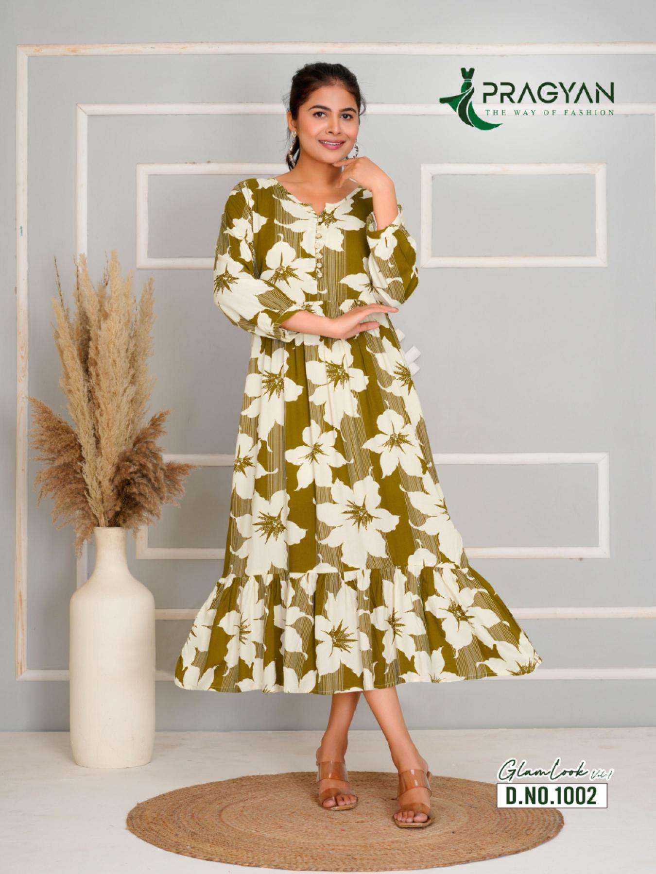 Pragyan glamlook vol 1 indian kurti tunic dress