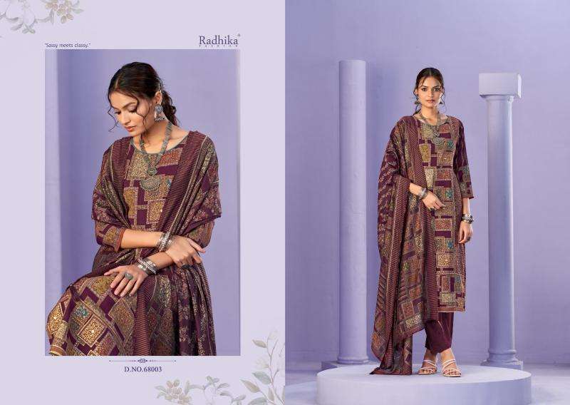 Radhika azara beauty silk 3 Dress material wholesalers