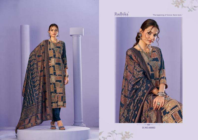 Radhika azara beauty silk 3 Dress material wholesalers