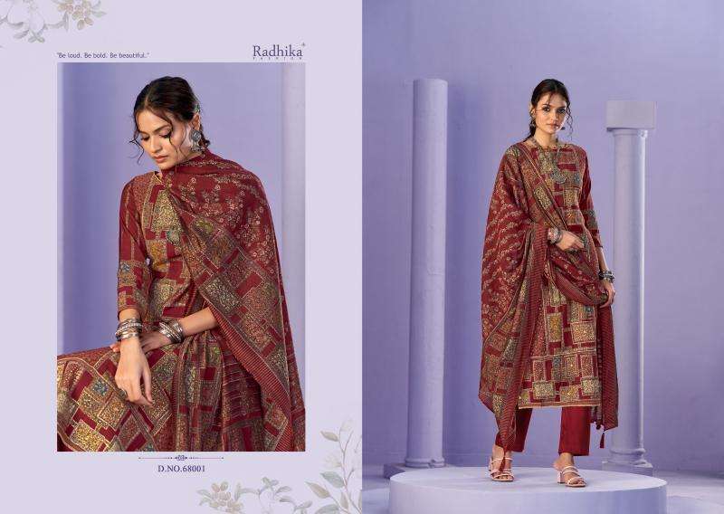 Radhika azara beauty silk 3 Dress material wholesalers