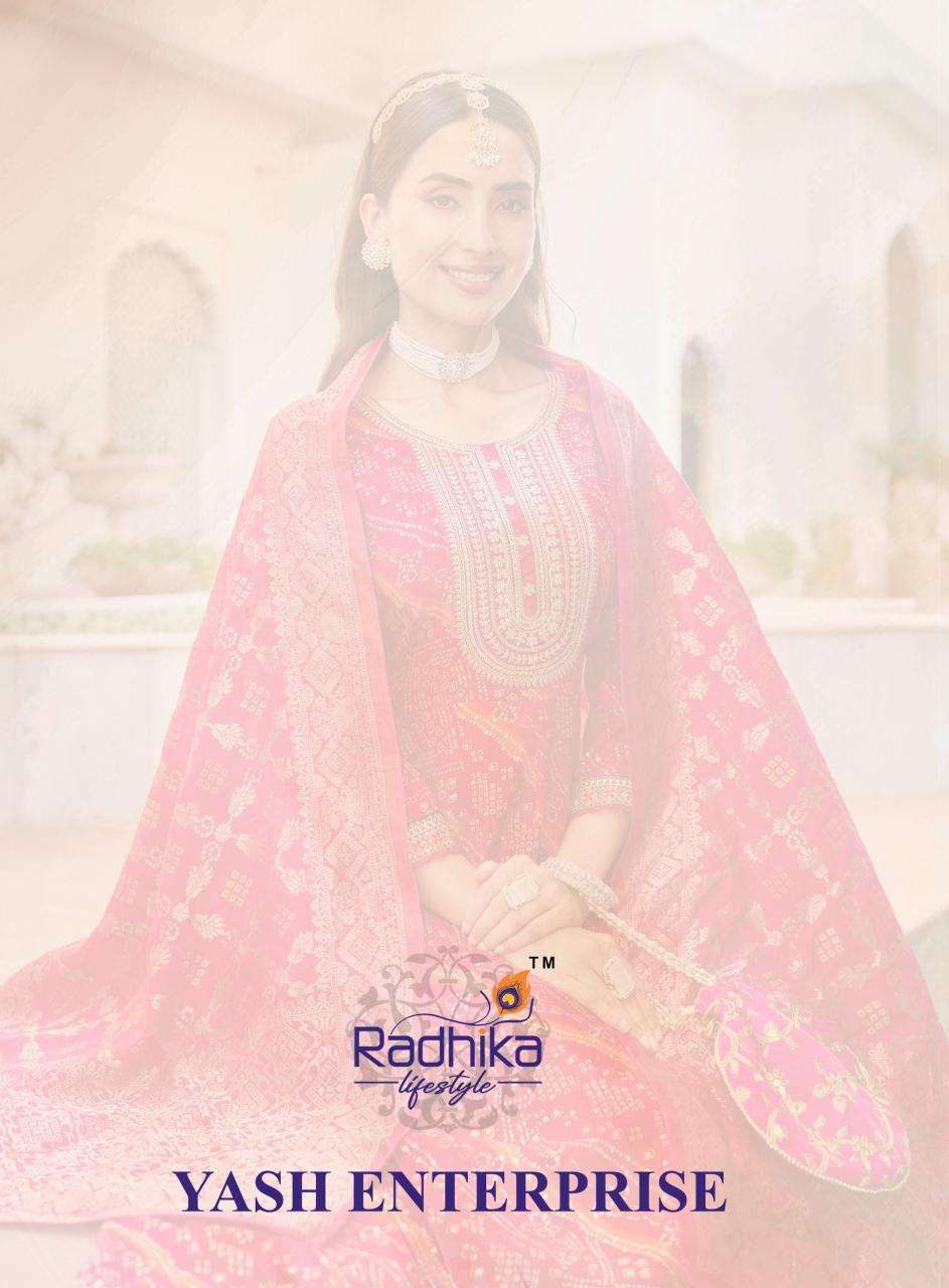 Radhika lifestyle elegance vol 1 Kurti materials wholesale