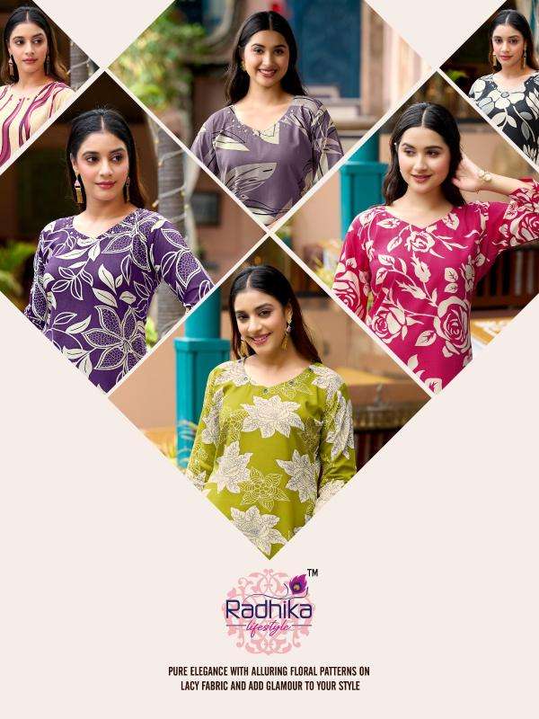 Radhika lifestyle legacy vol 4 indian kurti tops wallpaper