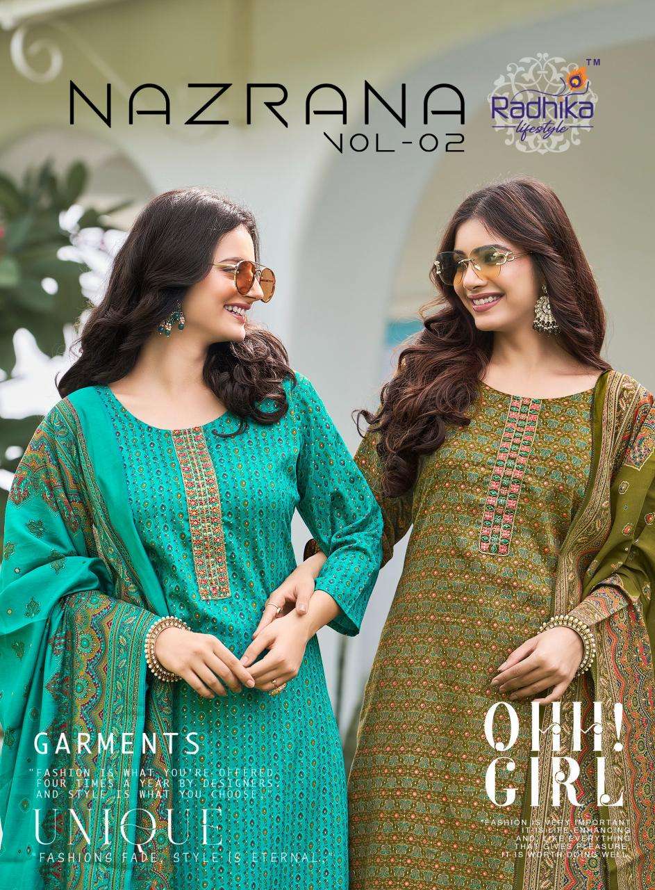 Radhika lifestyle nazrana vol 2 indian kurti leggings