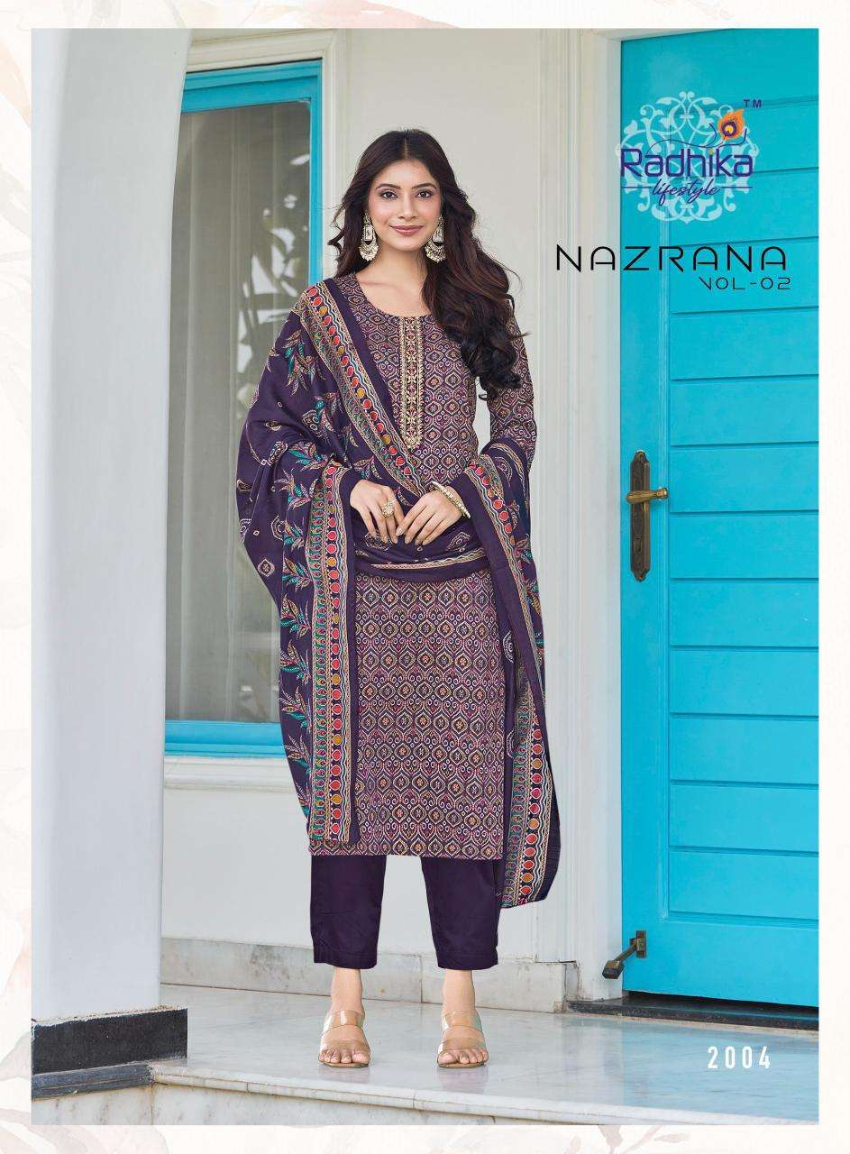 Radhika lifestyle nazrana vol 2 indian kurti leggings