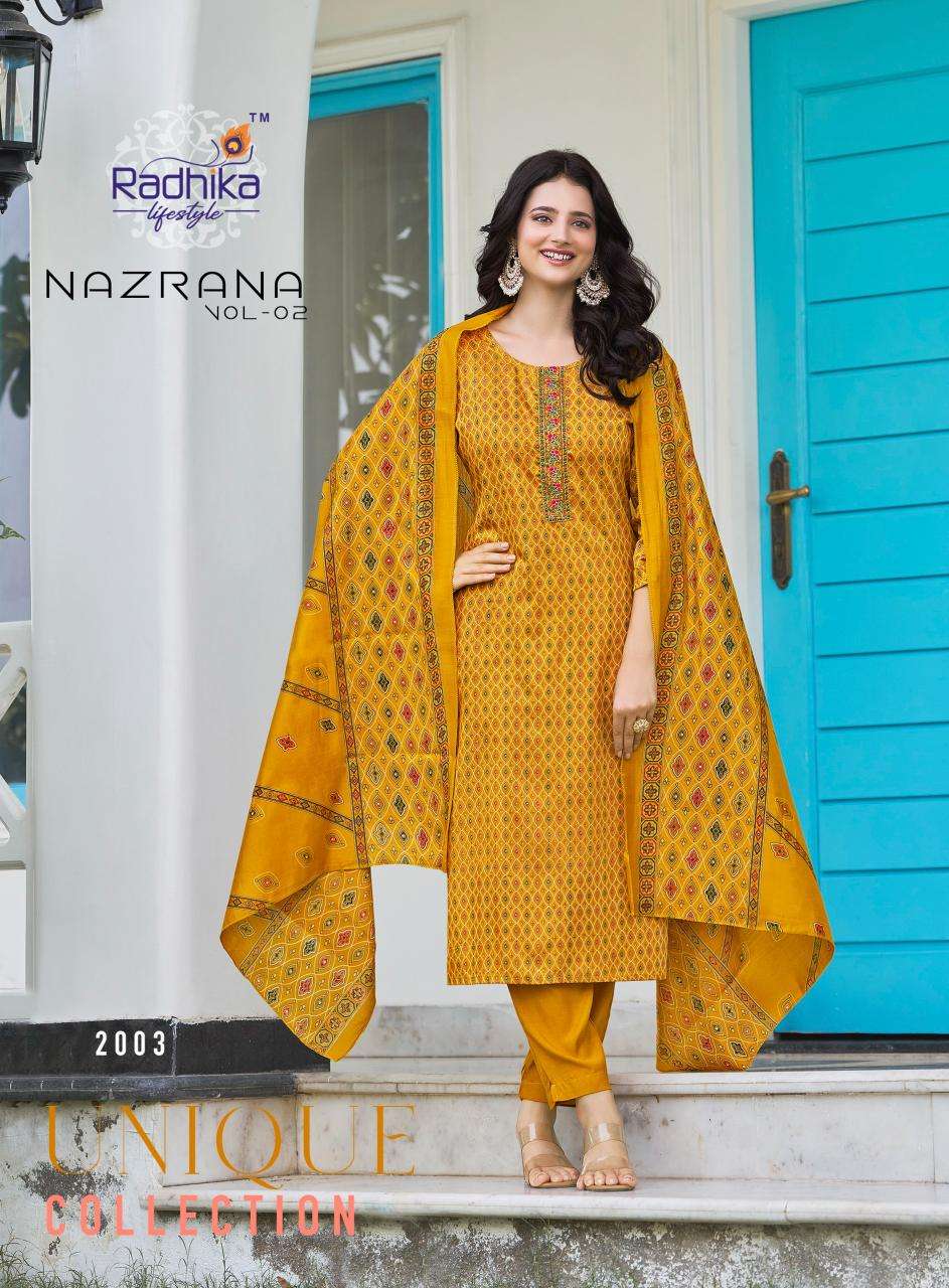 Radhika lifestyle nazrana vol 2 indian kurti leggings