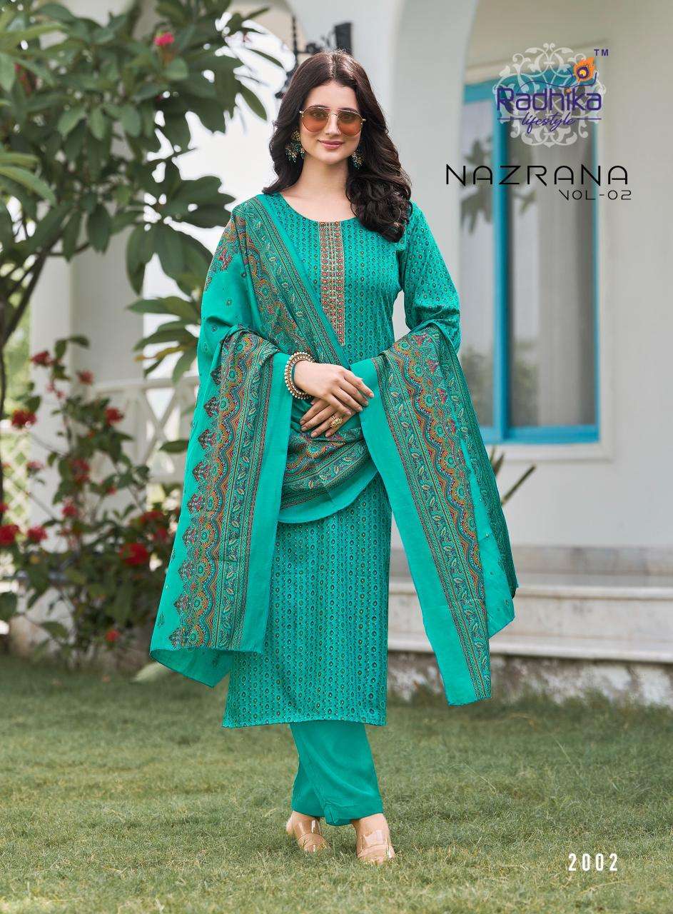 Radhika lifestyle nazrana vol 2 indian kurti leggings
