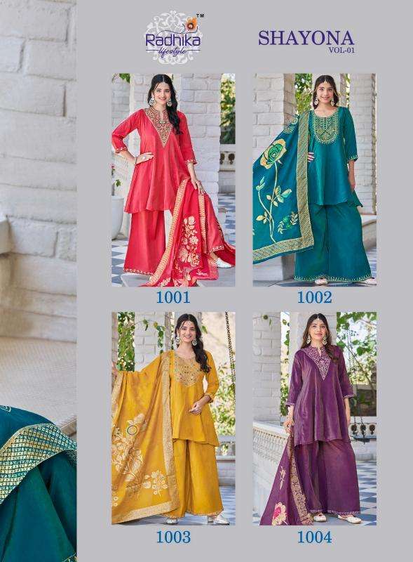 Radhika lifestyle shayona vol 1 Ladies Kurti supplier