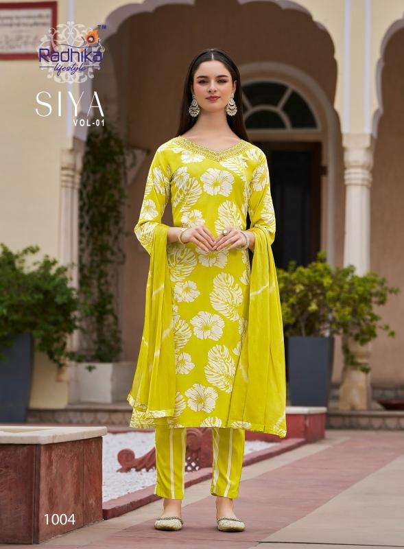 Radhika lifestyle siya vol 1 Kurti exporters in India