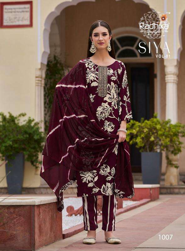 Radhika lifestyle siya vol 1 Kurti exporters in India