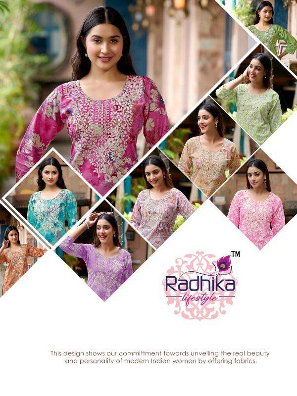 Radhika lifestyle summer shine vol 2 indian kurtis for women