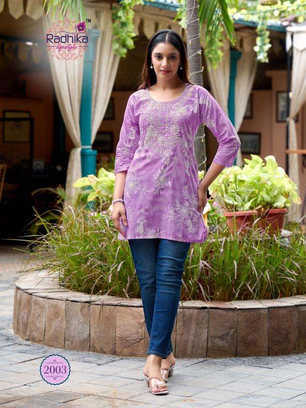 Radhika lifestyle summer shine vol 2 indian kurtis for women