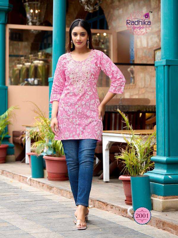 Radhika lifestyle summer shine vol 2 indian kurtis for women