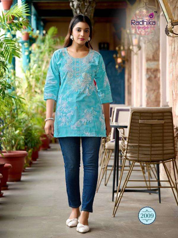 Radhika lifestyle summer shine vol 2 indian kurtis for women