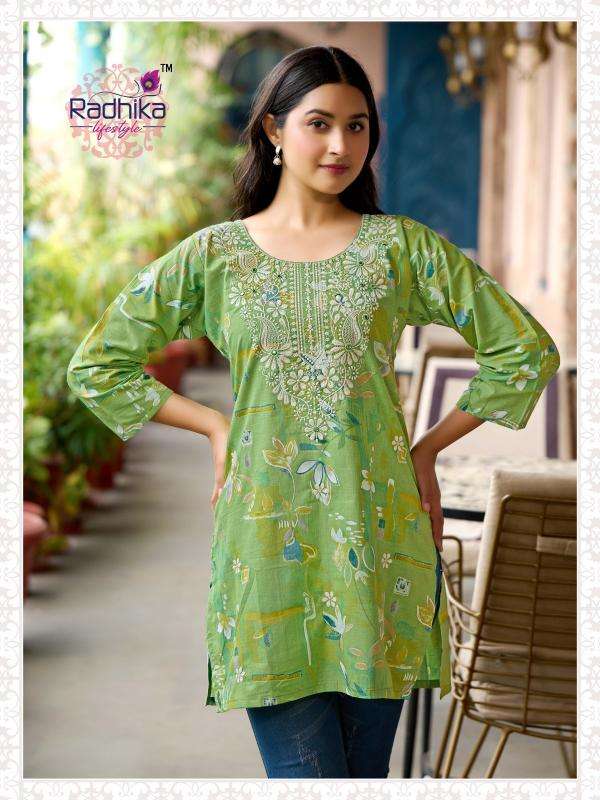 Radhika lifestyle summer shine vol 2 indian kurtis for women