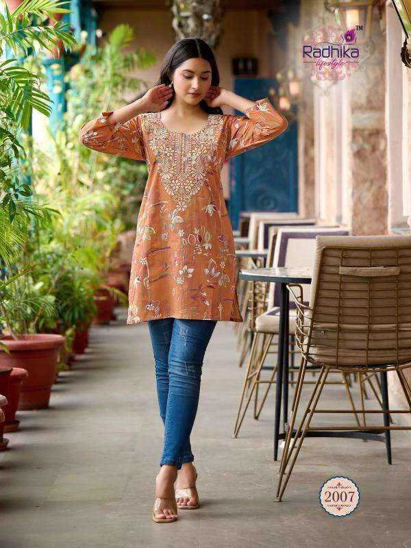 Radhika lifestyle summer shine vol 2 indian kurtis for women