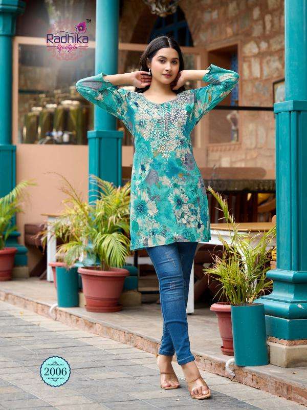 Radhika lifestyle summer shine vol 2 indian kurtis for women