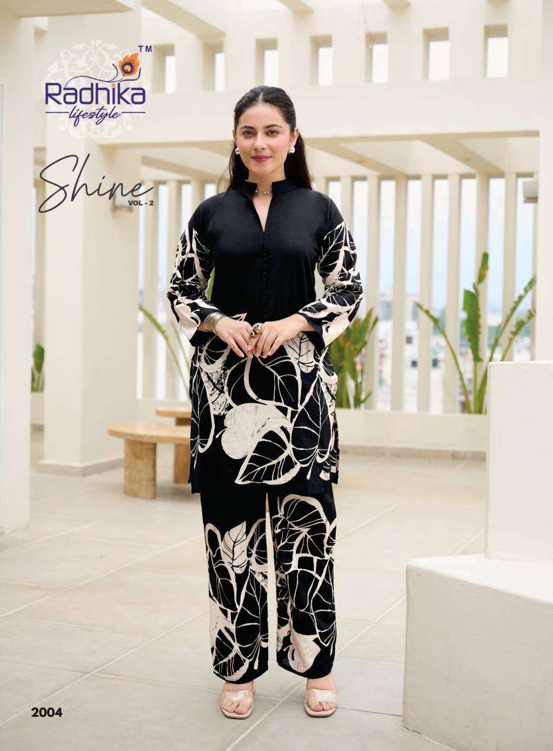 Radhika Shine Vol 2 Cotton Co Ord Set Wholesale kurtis in India