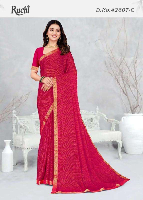 Ruchi simayaa lehriya vol 7 Indian saree wholesale online