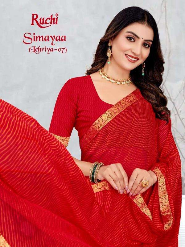 Ruchi simayaa lehriya vol 7 Indian saree wholesale online