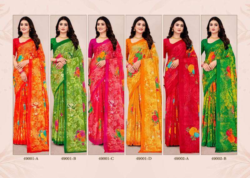 Ruchi Star Chiffon 201 Saree manufacturers in Surat