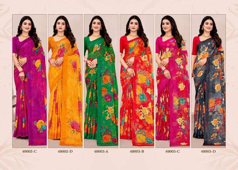 Ruchi Star Chiffon 201 Saree manufacturers in Surat