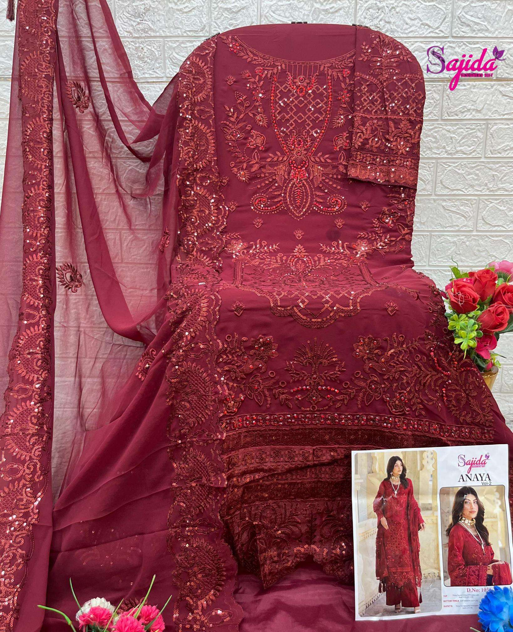 Sajida anaya vol 2 Wholesale Salwar Kameez for boutique