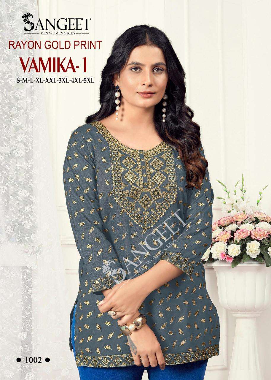 Sangeet vamika 1 indian party wear kurtis online