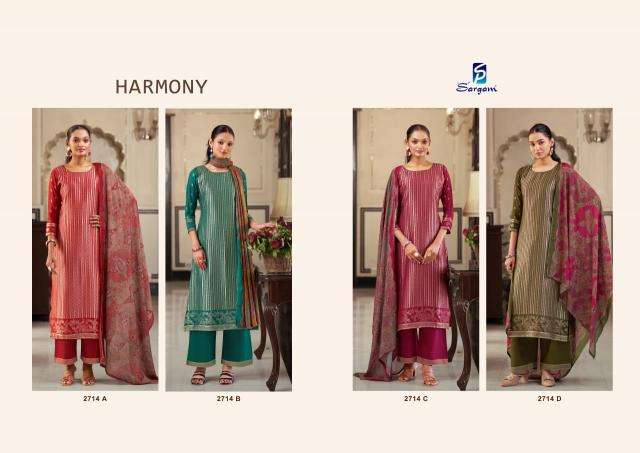Sargam prints harmony Fancy dress materials wholesale