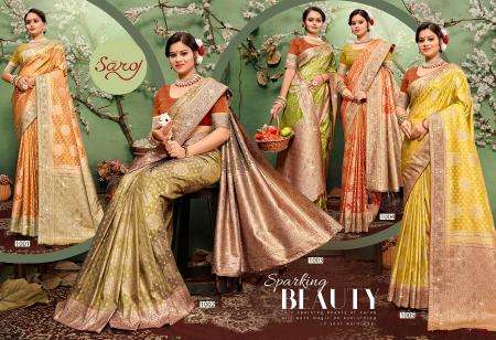 Saroj kavisha tissue sarovski 4 Saree wholesalers in Mumbai