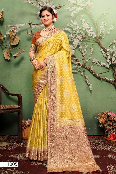 Saroj kavisha tissue sarovski 4 Saree wholesalers in Mumbai