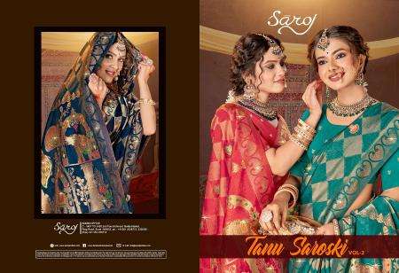 Saroj tanu saroski 2 surat wholesale saree market