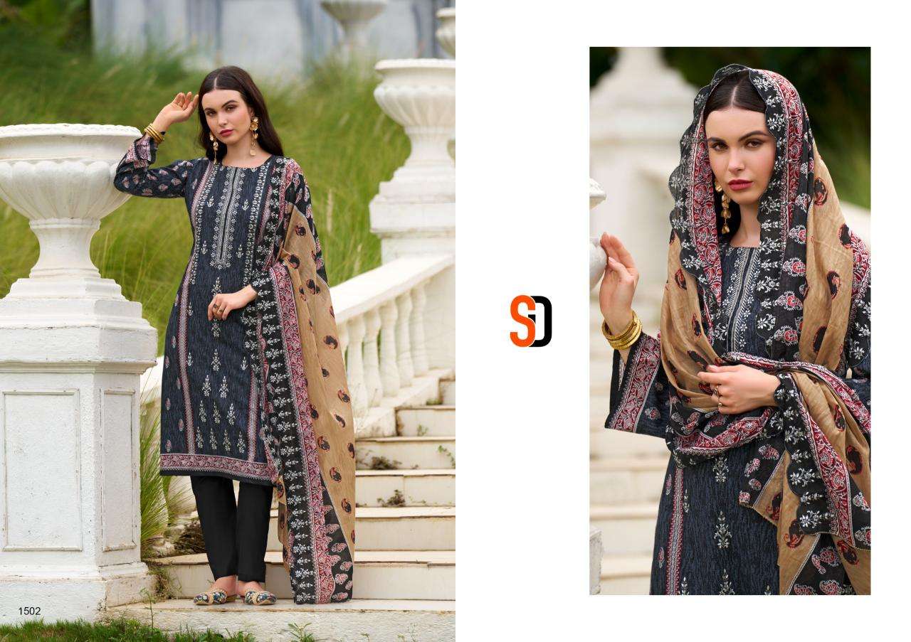 Sharaddha designer bin saeed vol 15 south indian cotton kurtis