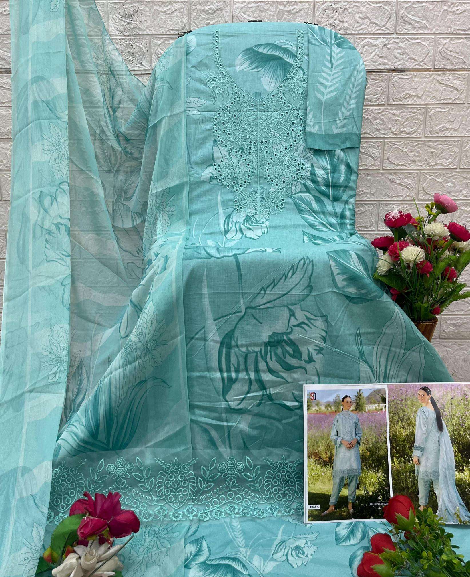 Sharaddha designer flora vol 1 salwar suit online shopping