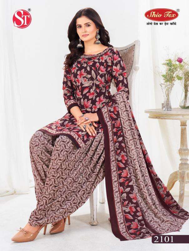 Shiv tex simran vol-21 Dress material wholesale market price in Ahmedabad