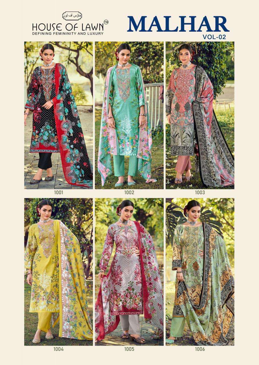 Shorya house of lawn malhar v.2 Dress materials for ladies wholesale