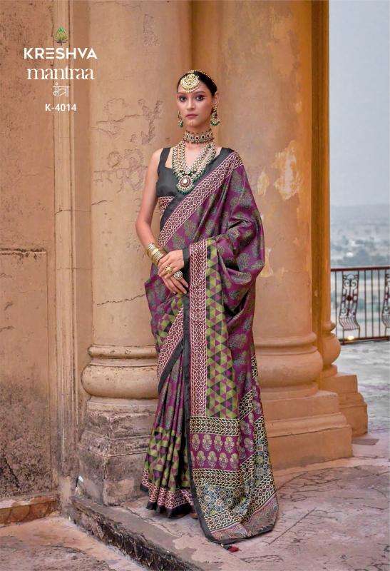 Shorya kreshva mantraa silk Saree wholesale suppliers in Surat