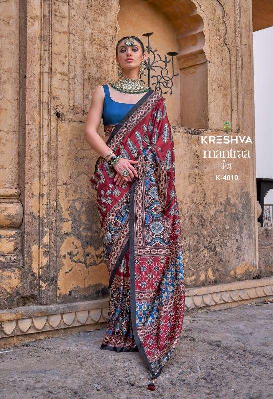 Shorya kreshva mantraa silk Saree wholesale suppliers in Surat