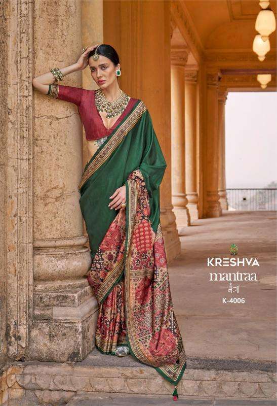 Shorya kreshva mantraa silk Saree wholesale suppliers in Surat