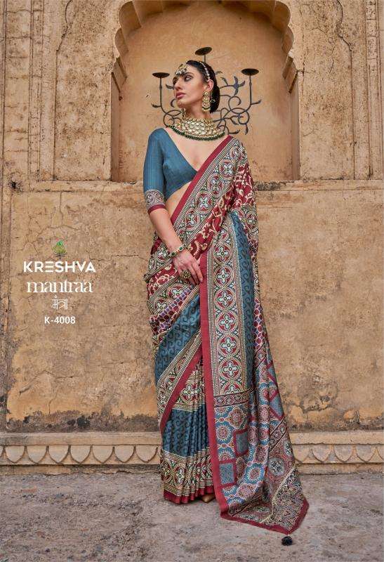 Shorya kreshva mantraa silk Saree wholesale suppliers in Surat