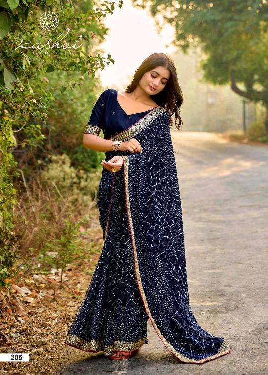 Shorya mono georgette with lace work Saree distributor in India
