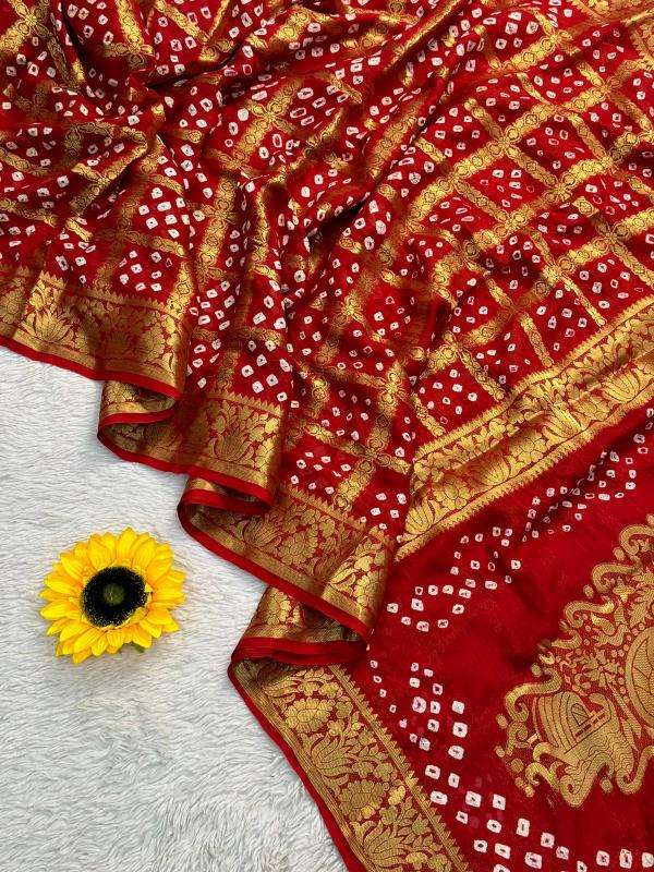 Shorya rakhi festival special bandhani Best saree wholesale market in India