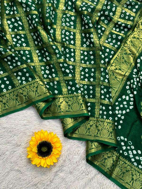Shorya rakhi festival special bandhani Best saree wholesale market in India