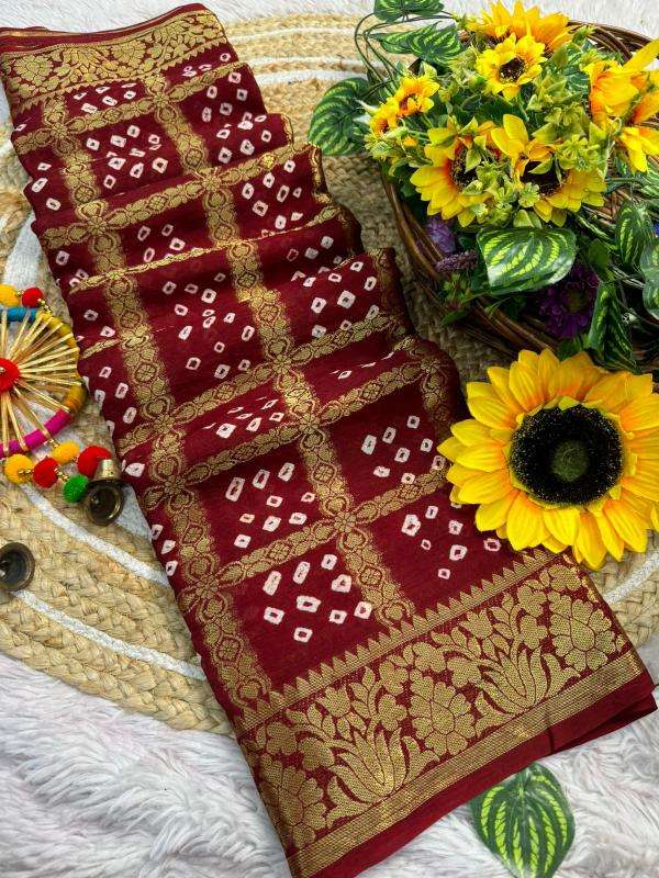 Shorya rakhi festival special bandhani Best saree wholesale market in India