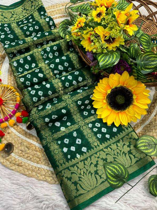 Shorya rakhi festival special bandhani Best saree wholesale market in India